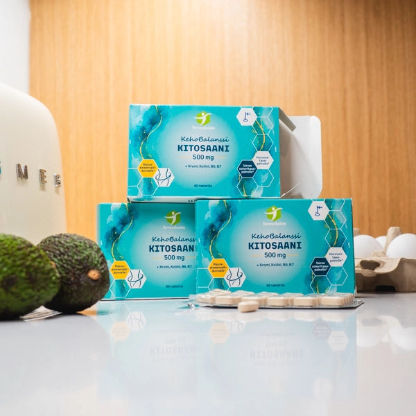 SÄÄSTÖPAKKAUS KITOSAANI 500mg