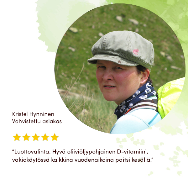 Aurinko D-vitamiini 100 µg Extra virgin oliiviöljyssä